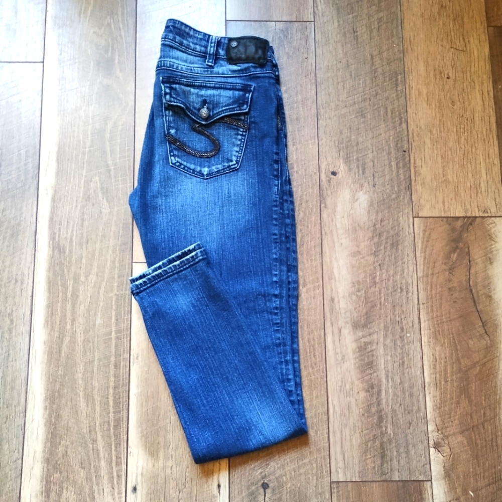 Silver jeans Stevie flap skinny jeans